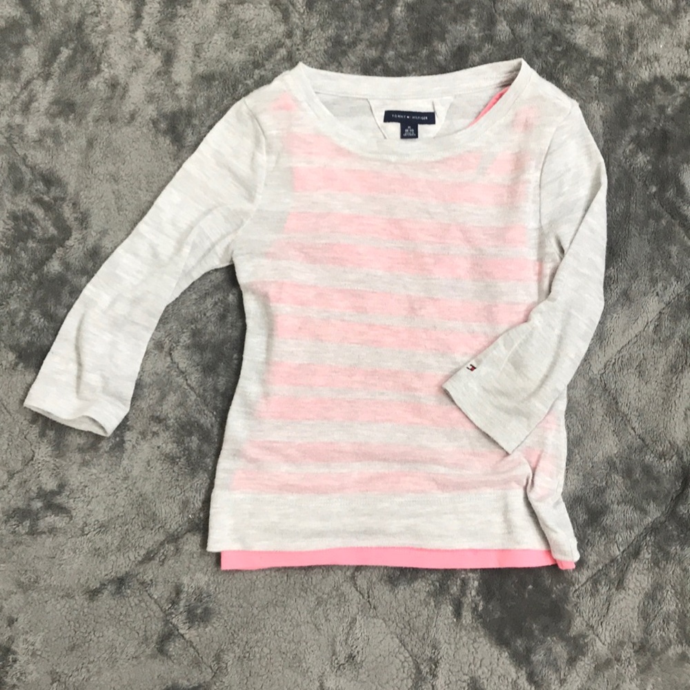 Tommy Hilfiger girls tank and see through shirt 8